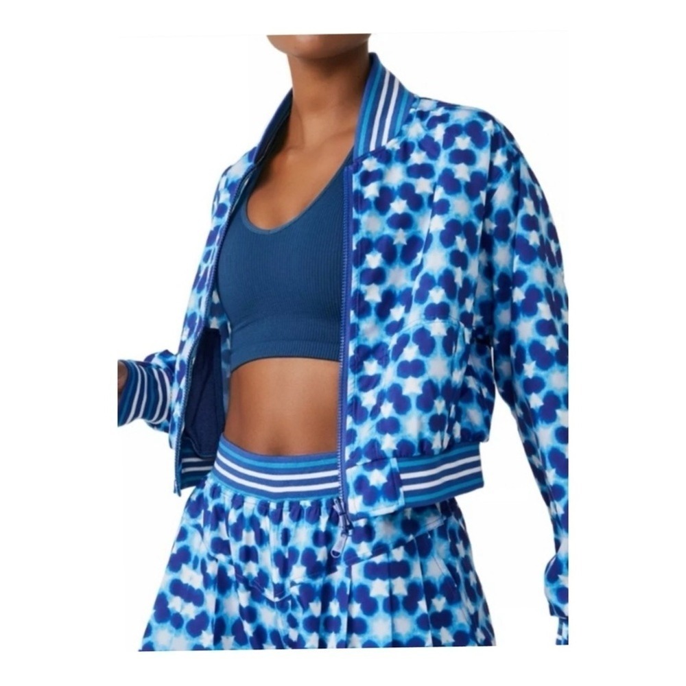 NWT Free People Movement Top Speed Water-Resistant Jacket Women's M Blue Tennis - Picture 11 of 12